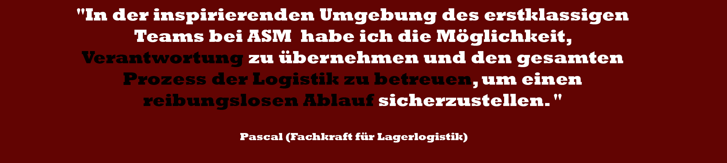 Erfahrungsbericht Fachkraft für Lagerlogistik